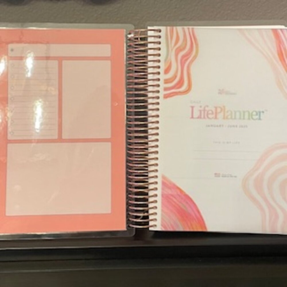 Erin Condren Daily Planner January-June 2025. Size A5. Not personalized.